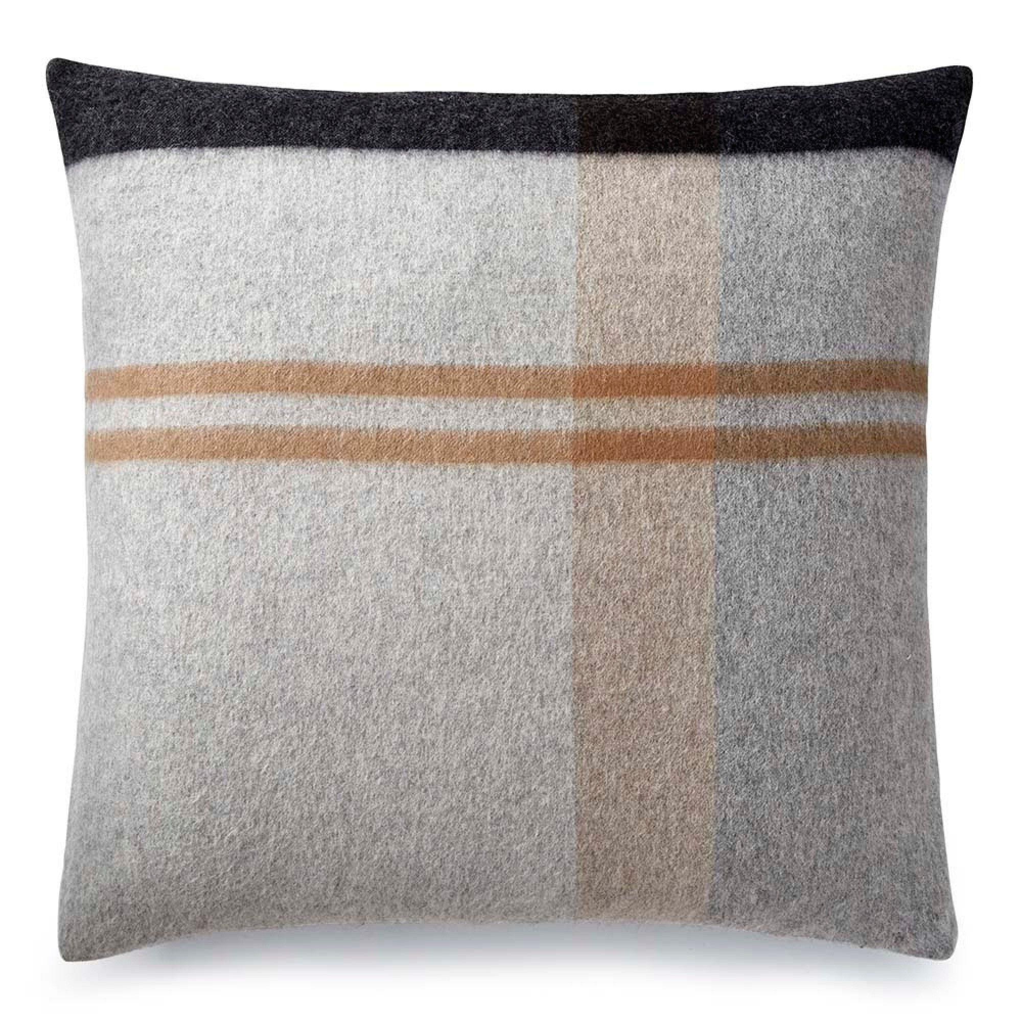 Plaid Lambswool Pillow Cover | Williams-Sonoma