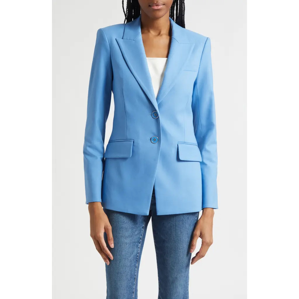 Veronica Beard Izara Dickey Jacket in Blue Jasper at Nordstrom, Size 16 | Nordstrom