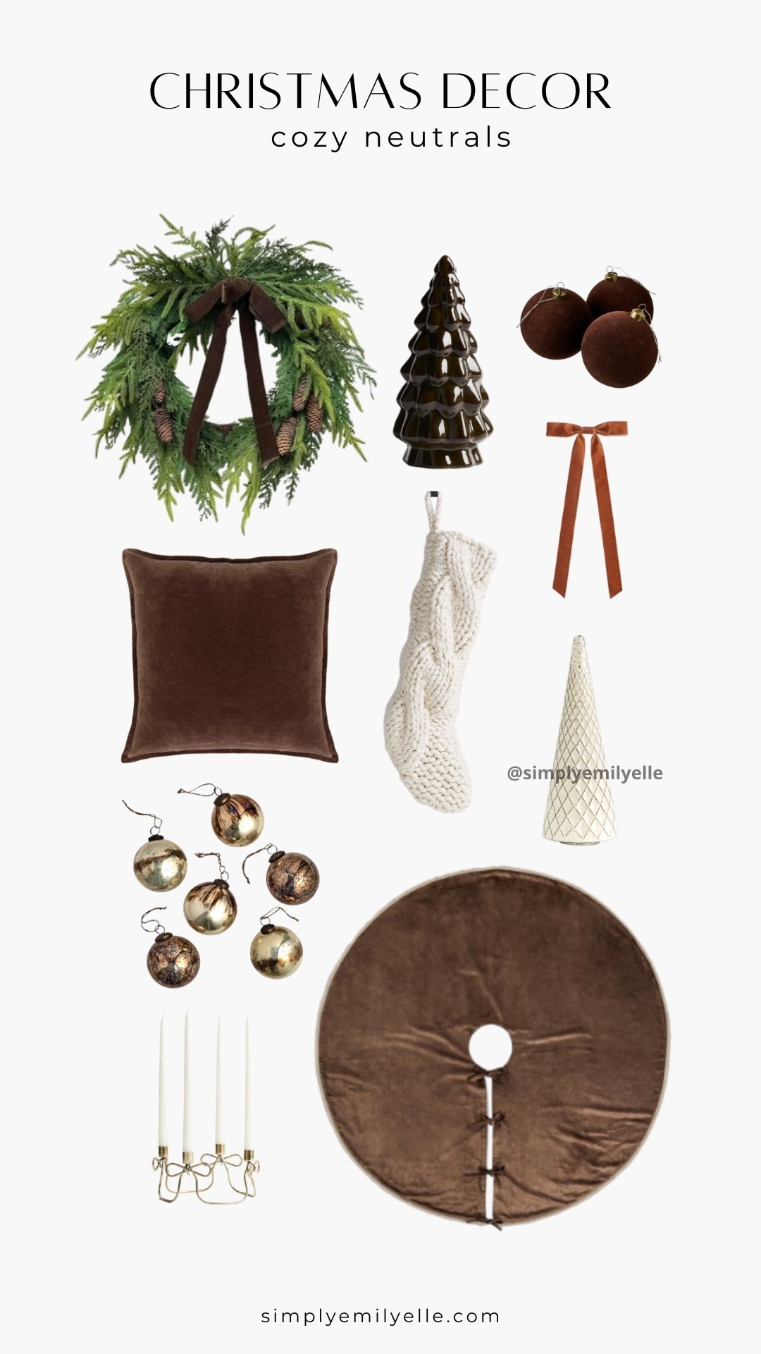 Christmas decor, Christmas decorations, neutral Christmas decor, neutral holiday decorr

#LTKHome #LTKSeasonal #LTKFindsUnder50