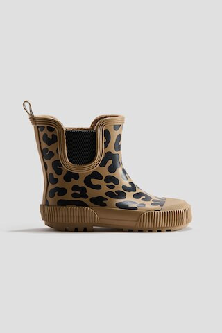 H & M - Gummistiefel - Dunkelbeige/Leopardenprint | H&M (DE, AT, CH, NL, FI)