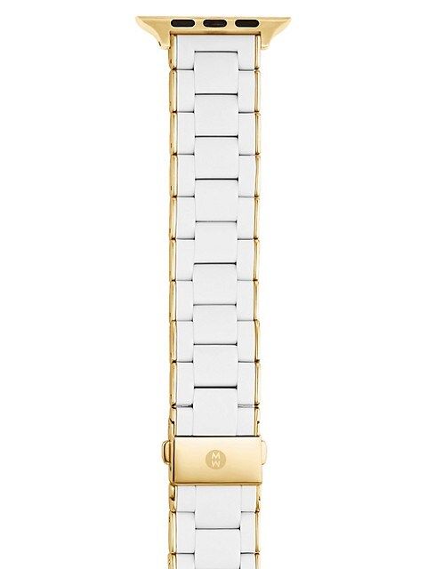 Apple Watch® Silicone-Wrapped Stainless Steel Bracelet Band/38, 40, 42, 44MM | Saks Fifth Avenue