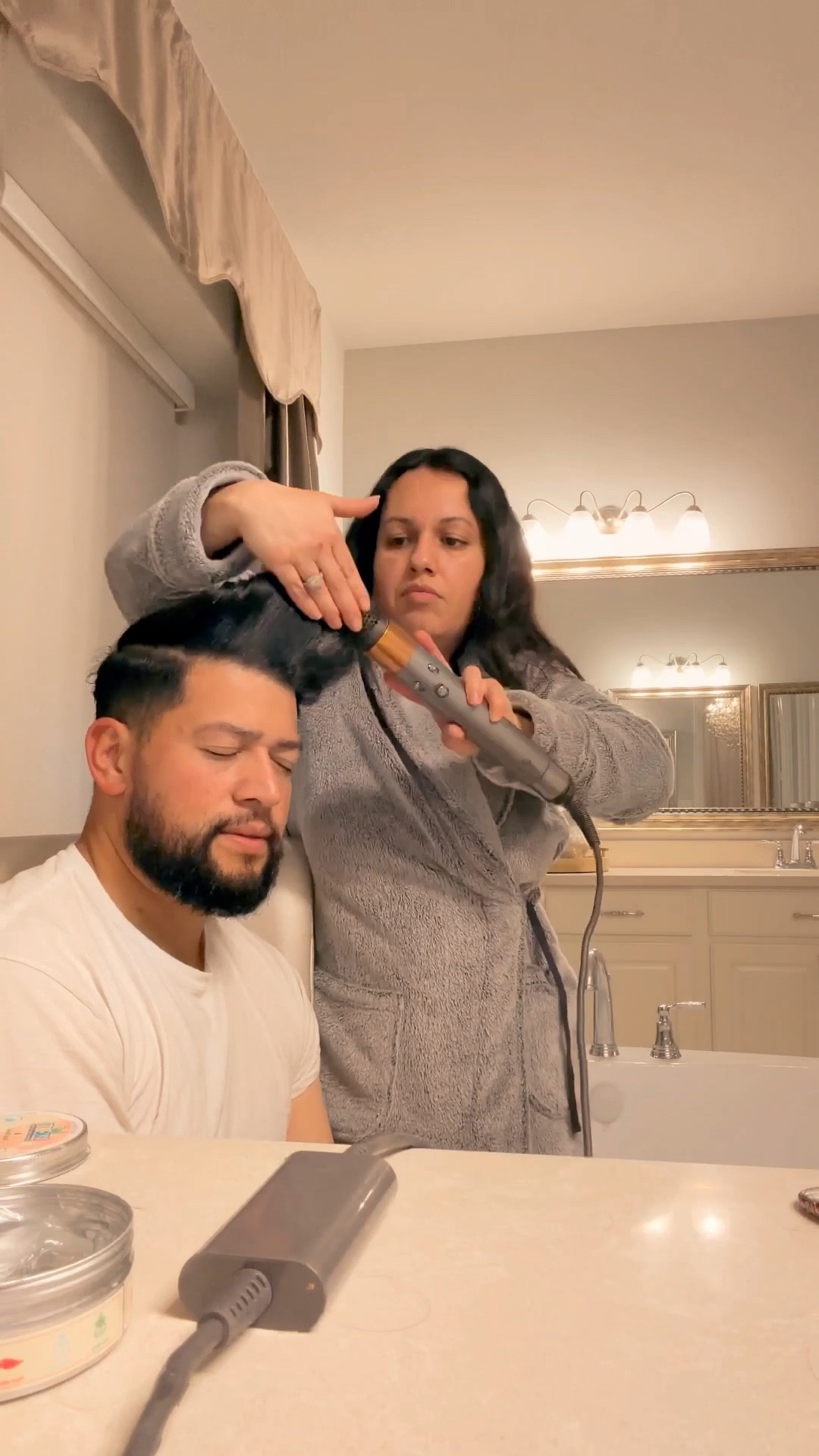 Shop my @dyson today @qvc! Lowest price + easy pay option


This tool is so awesome! I even style my husbands hair with it too 

#loveqvc #qvc #dyson