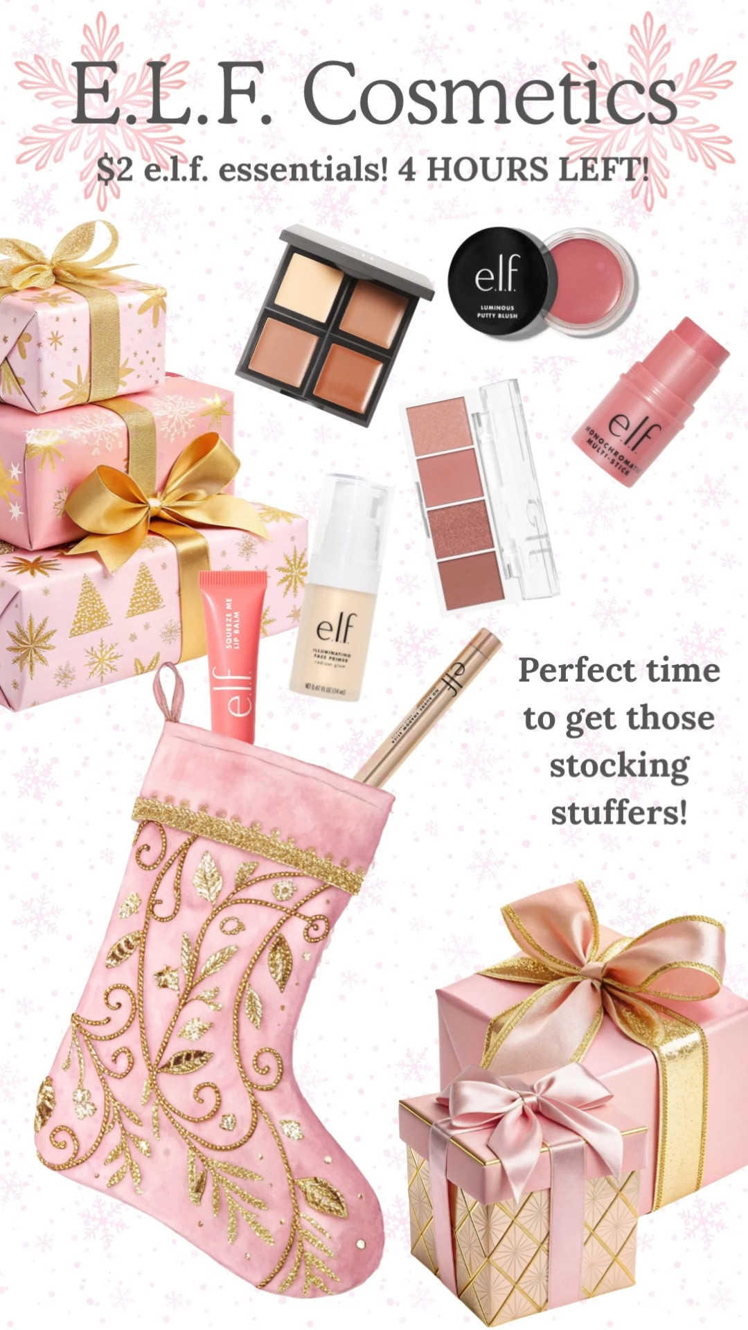 Through the app only! E.L.F. $2 Sale

* Use Discount Code: SQUAD2 at checkout 

#LTKGiftGuide #LTKHoliday #LTKSaleAlert