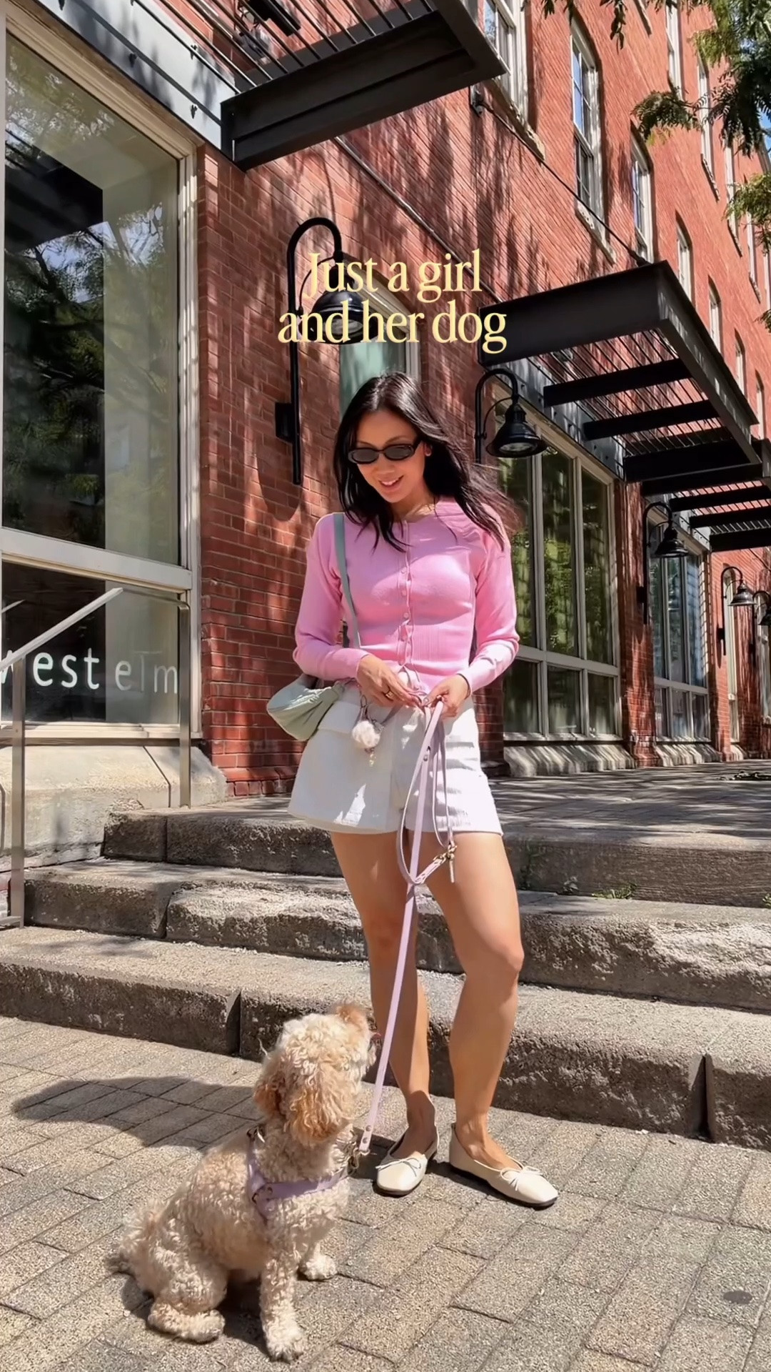 Summmer transitional outfit with a cute pink cardigan (on sale btw) with shorts and ballet flats.

Fun summer day with my furry bestie!

#LTKcanada #LTKsummer #LTKpetite