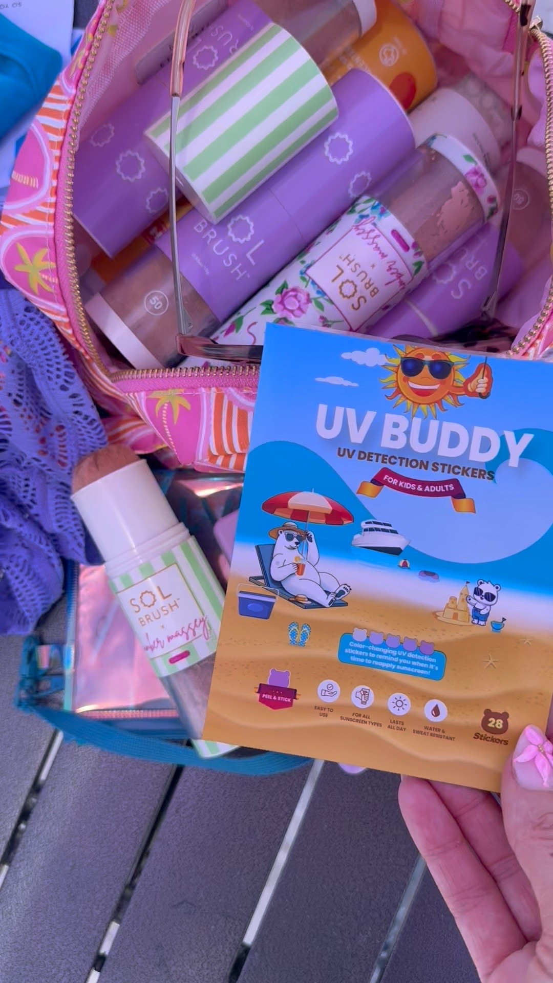 UV buddy stickers help keep up with reapplication of sunscreen! 

#LTKKids #LTKFamily #LTKSummerEdit