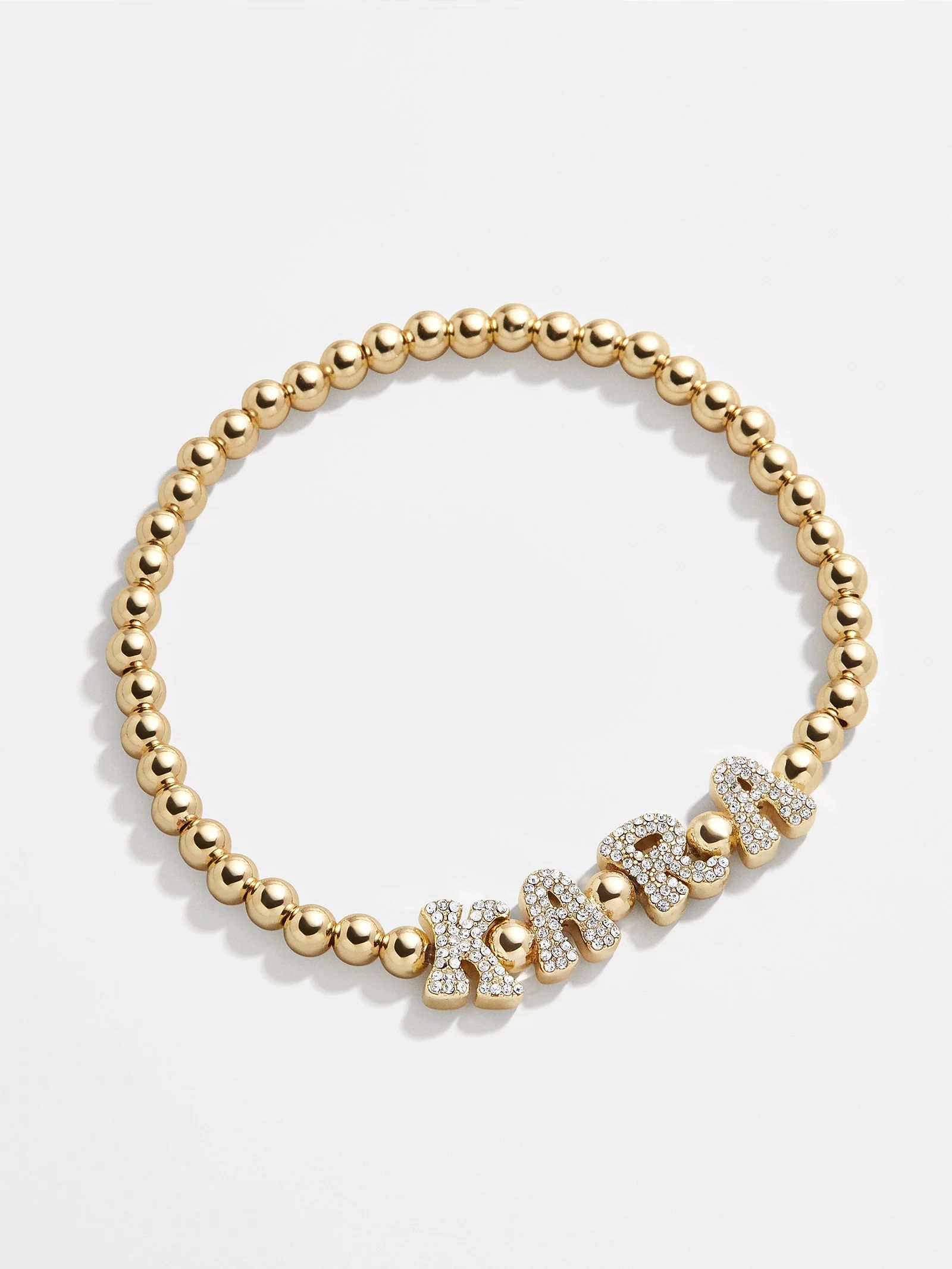 Custom Pisa Bracelet - Gold/Pavé | BaubleBar (US)