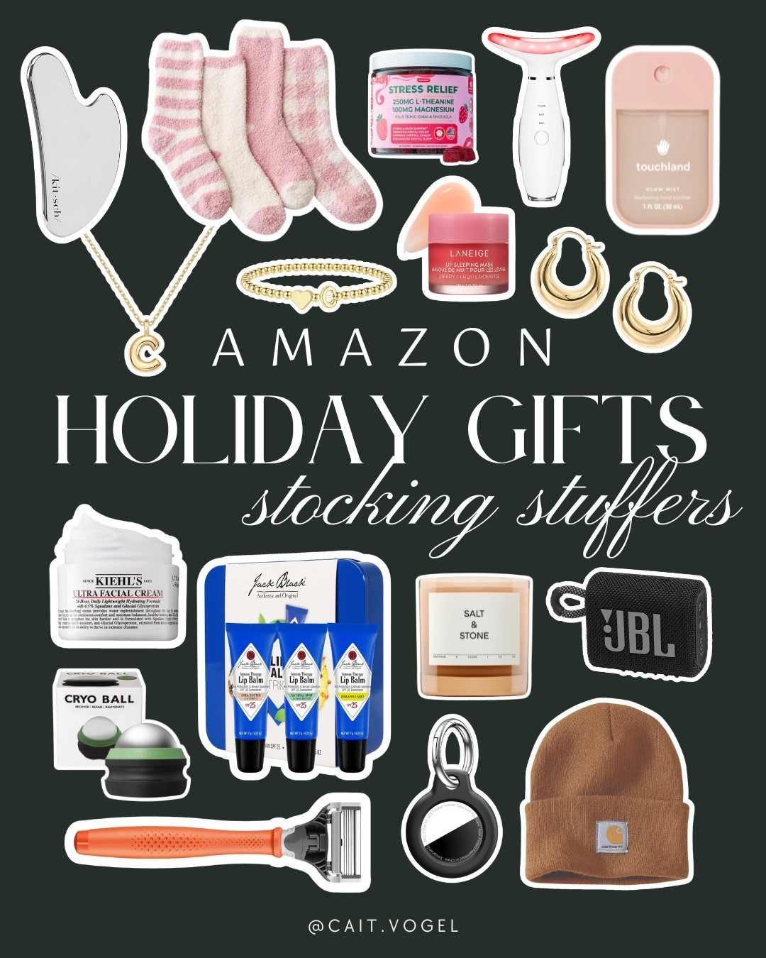 Amazon Stocking Stuffers!
amazon gift guide, amazon gift ideas, stocking stuffers, stocking stuffer ideas, stocking stuffers for her, stocking stuffers for him, affordable stocking stuffers

#LTKHoliday #LTKGiftGuide