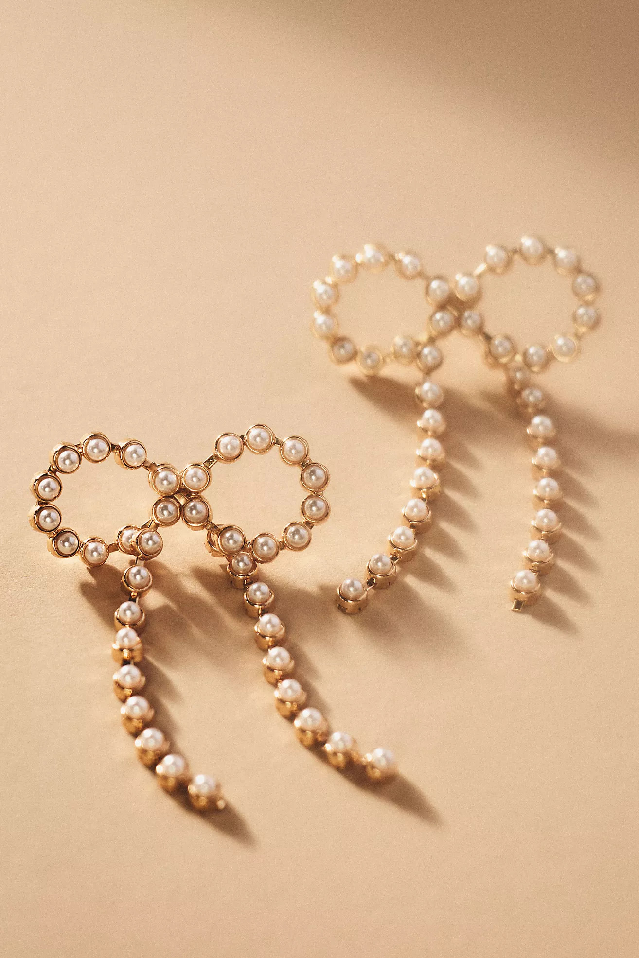 Rhinestone Bow Earrings | Anthropologie (US)