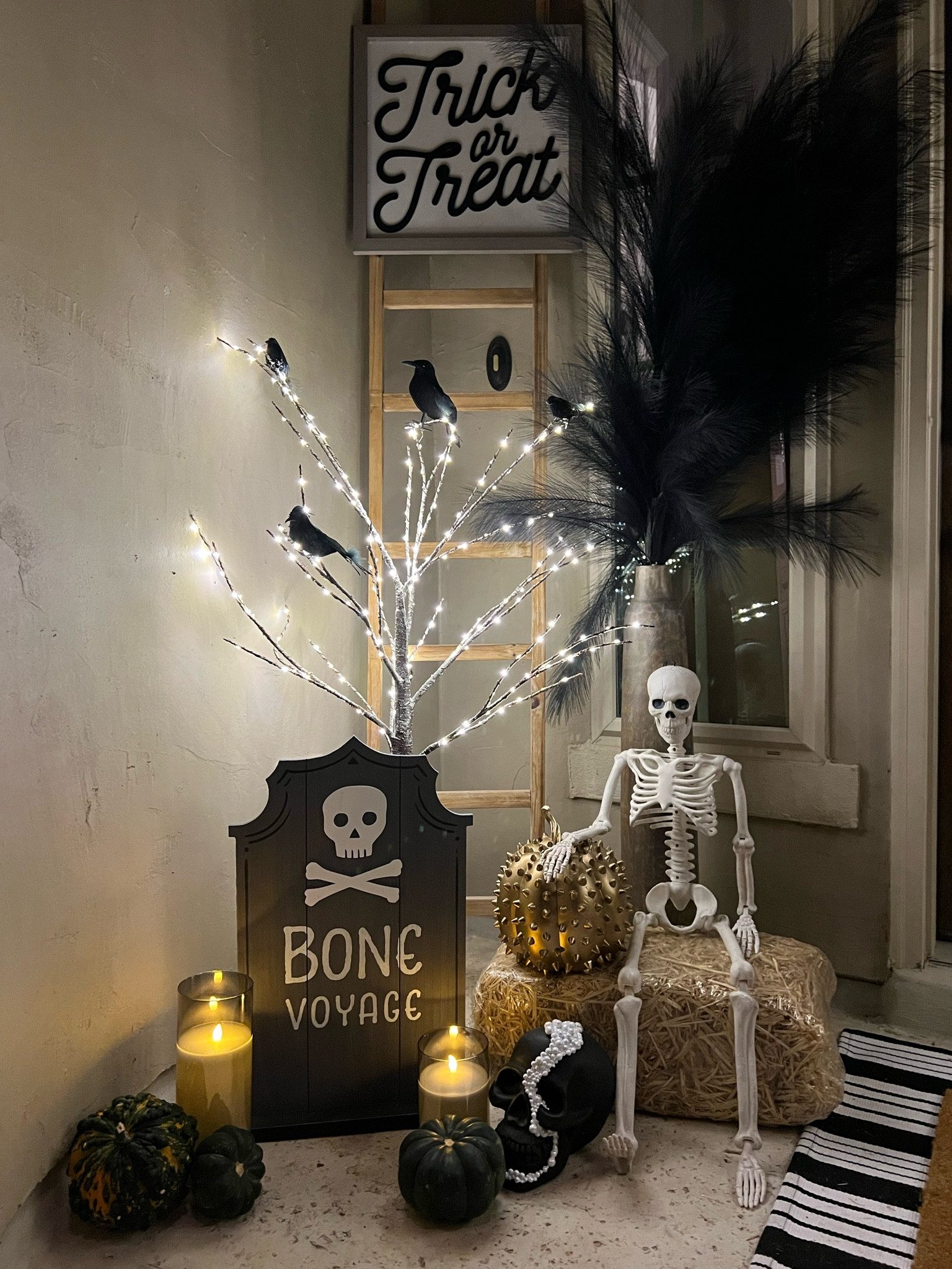 Just a few days left until Halloween!  Get your porch ready! 👻🎃💀