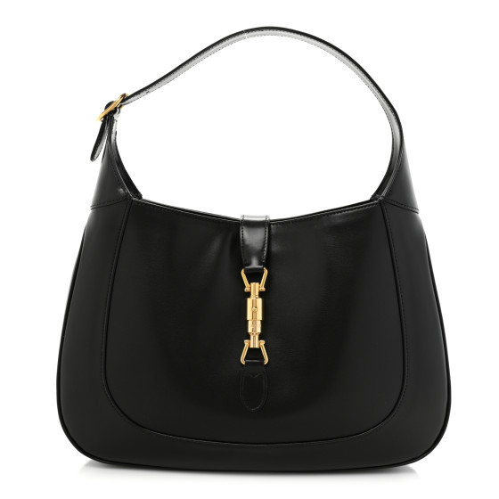 Boarded Dyana Lux Calfskin Medium Jackie 1961 Hobo Black | FASHIONPHILE (US)