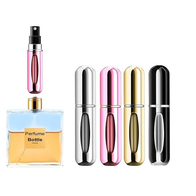 Yamadura Portable Mini Refillable Perfume Atomizer Bottle Refillable Spray, Atomizer Perfume Bott... | Amazon (US)