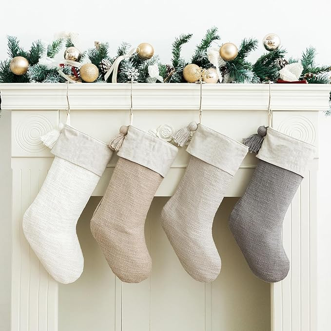 MT WORLD Christmas Stocking,Penguin Skiing Christmas Stocking,Family Stockings,Stockings for Home... | Amazon (US)