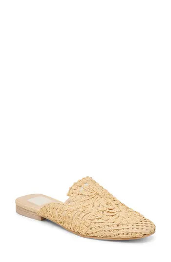 Dolce Vita Diya Raffia Mule in Light Natural Macrame at Nordstrom Rack, Size 6 | Nordstrom Rack