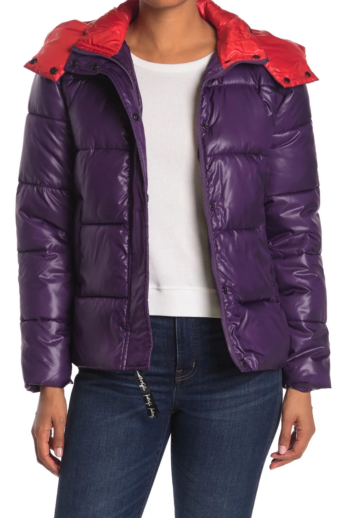 KENDALL AND KYLIE | Two-Tone Puffer Jacket | Nordstrom Rack | Nordstrom Rack