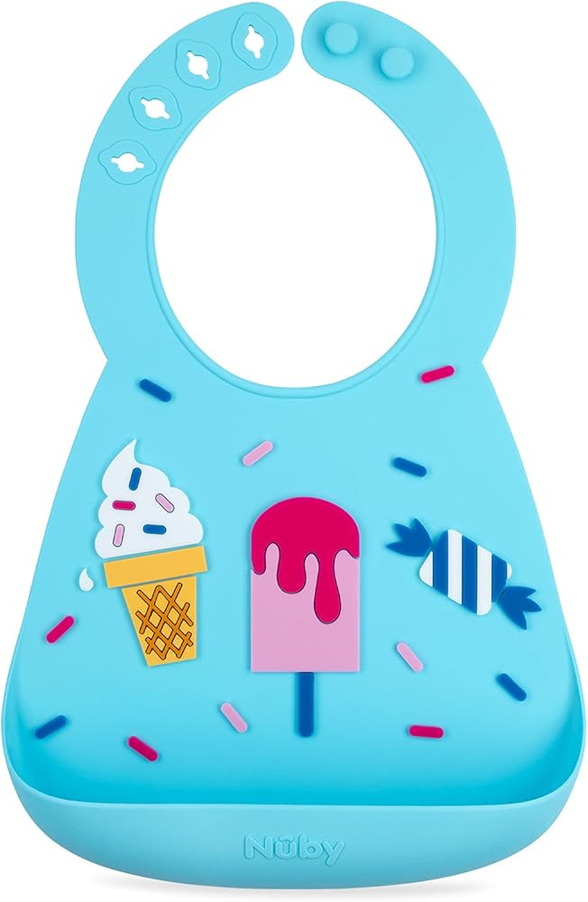 Nuby On The Go Silicone 3D Bib with Scoop to Catch Mess | Amazon (US)