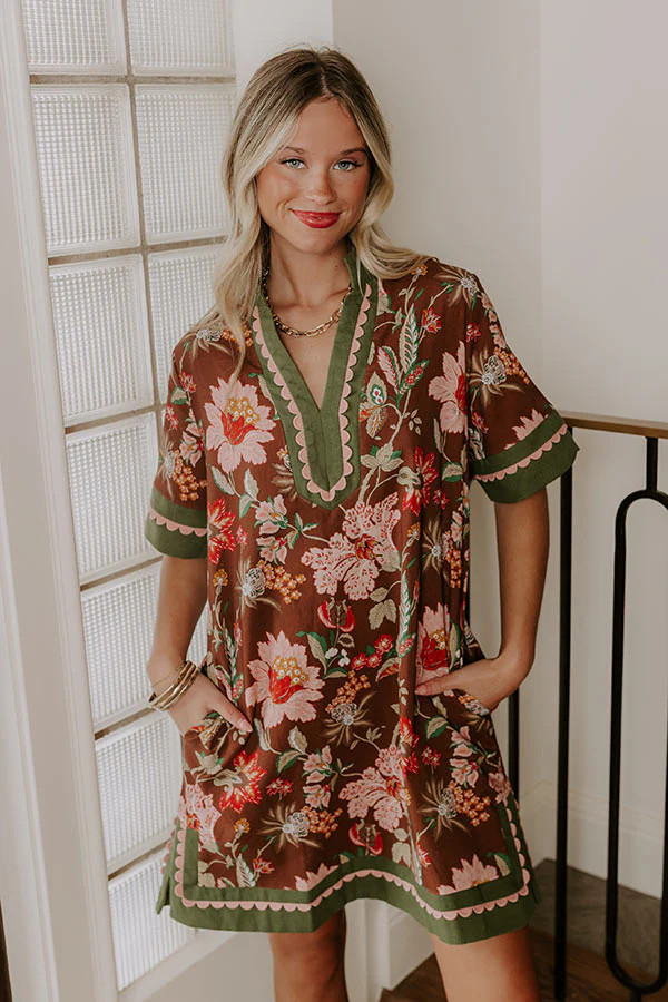 Bohemian Dreams Floral Mini Dress | Impressions Online Boutique