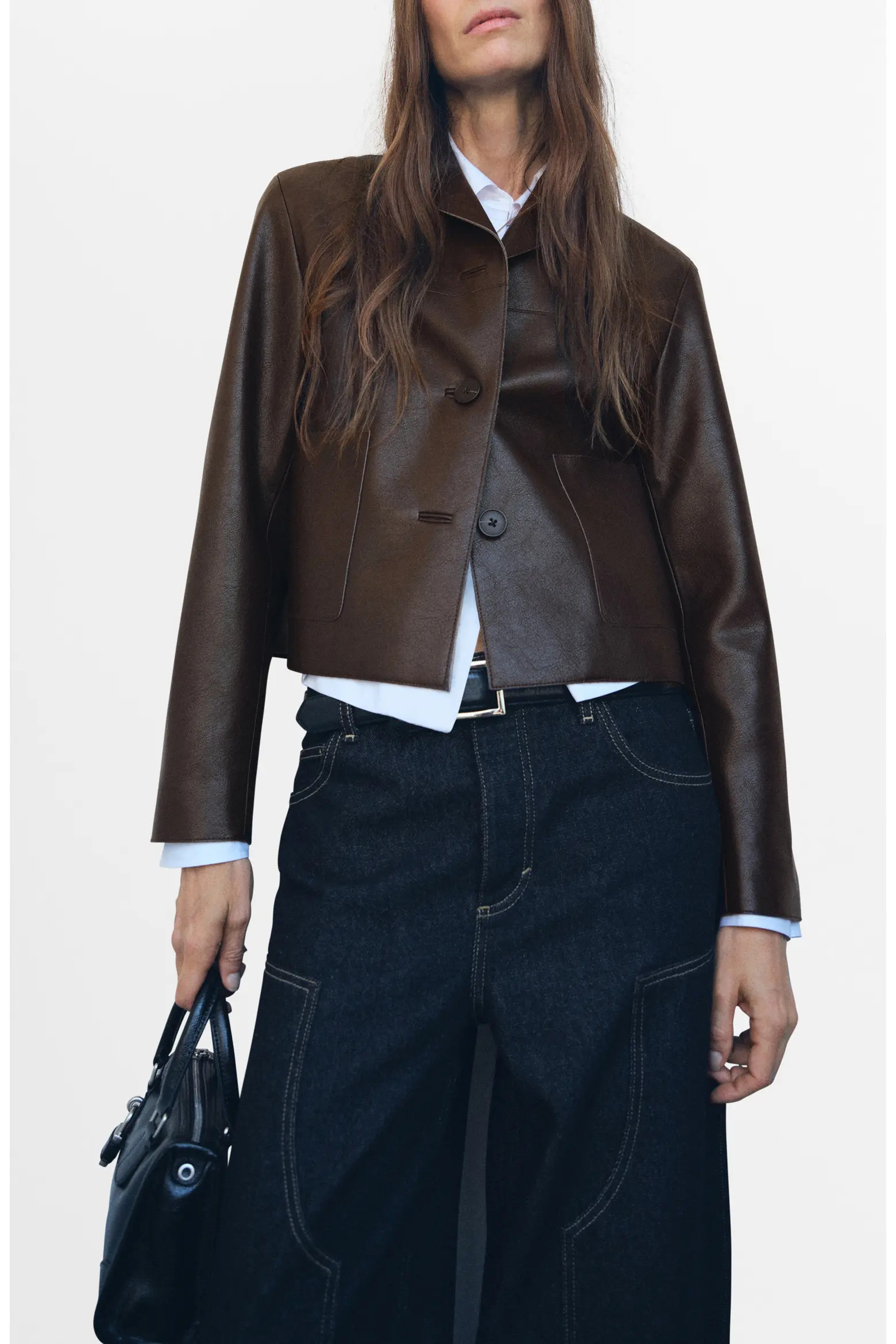 MANGO Faux Leather Jacket (Women) | Nordstrom | Nordstrom
