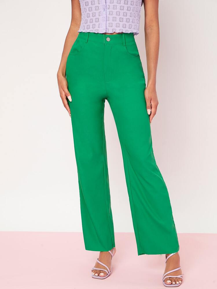 SHEIN Wide Leg High Waist Pants | SHEIN