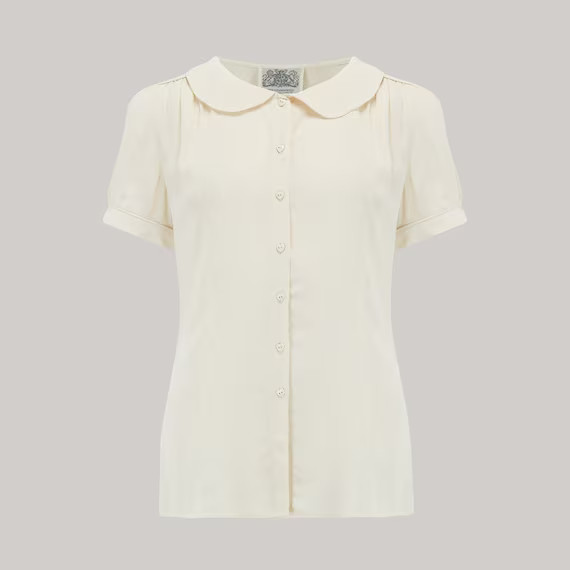 Jive Blouse in Cream by the Seamstress of Bloomsbury  | Etsy UK | Etsy (UK)