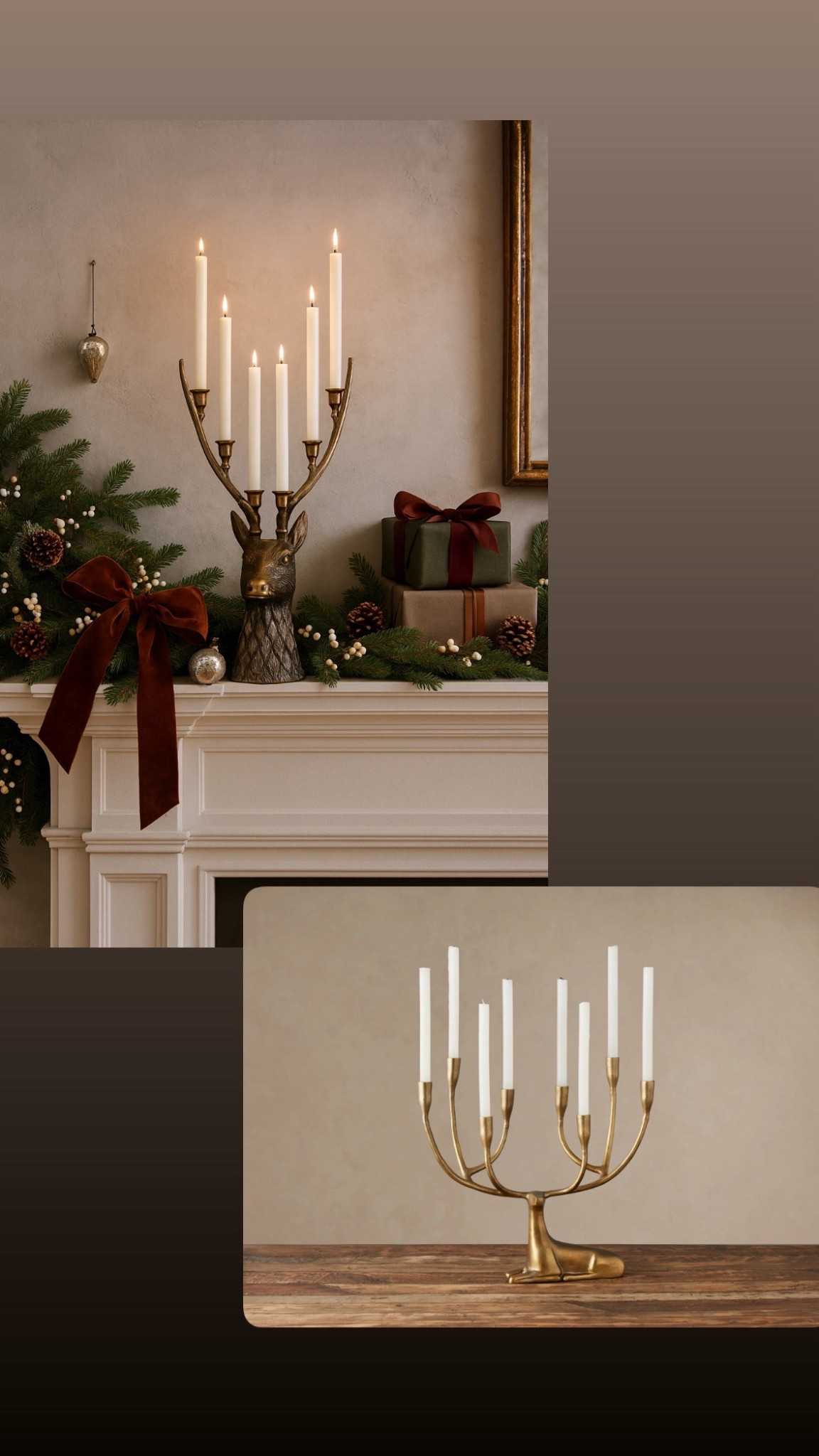 The prettiest arhaus  reindeer candle holders are 70% off & free shipping right now!!

#LTKSaleAlert #LTKHome #LTKHoliday