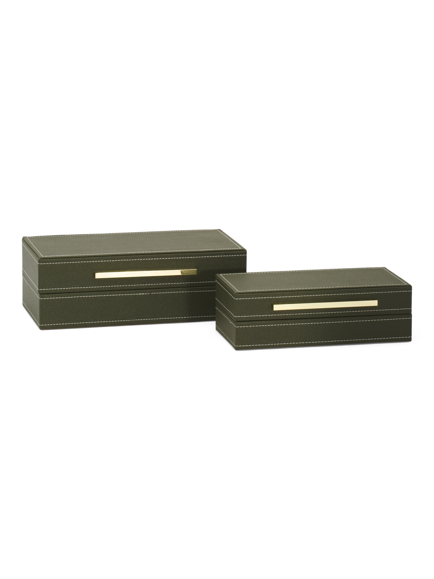 2pc 10in And 12in Stitched Edge Decorative Boxes Set | Home | Marshalls | Marshalls