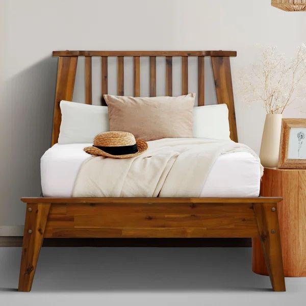 Kaylin Solid Wood Bed Frame with Headboard | Wayfair North America