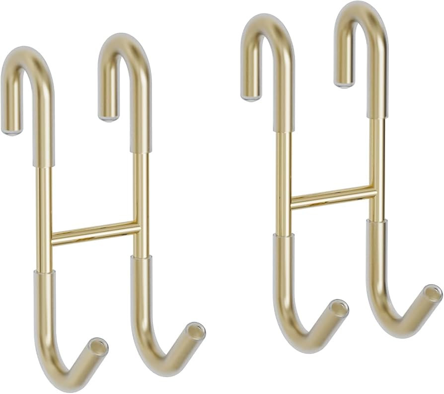 BWE 2 Pack Shower Door Hooks,304 Stainless Steel Over Door Hooks,Towel Hooks for Bathroom Framele... | Amazon (US)