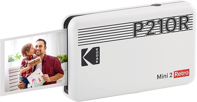 Kodak Mini 2 Retro 2.1x3.4” Portable Instant Photo Printer, Wireless Connection, Compatible wit... | Amazon (US)