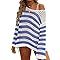 ZESICA Women's 2023 Summer Crochet Hollow Out Long Sleeve Beach Bikini Swimsuit Mesh Cover Up Tun... | Amazon (US)