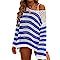 ZESICA Women's 2023 Summer Crochet Hollow Out Long Sleeve Beach Bikini Swimsuit Mesh Cover Up Tun... | Amazon (US)