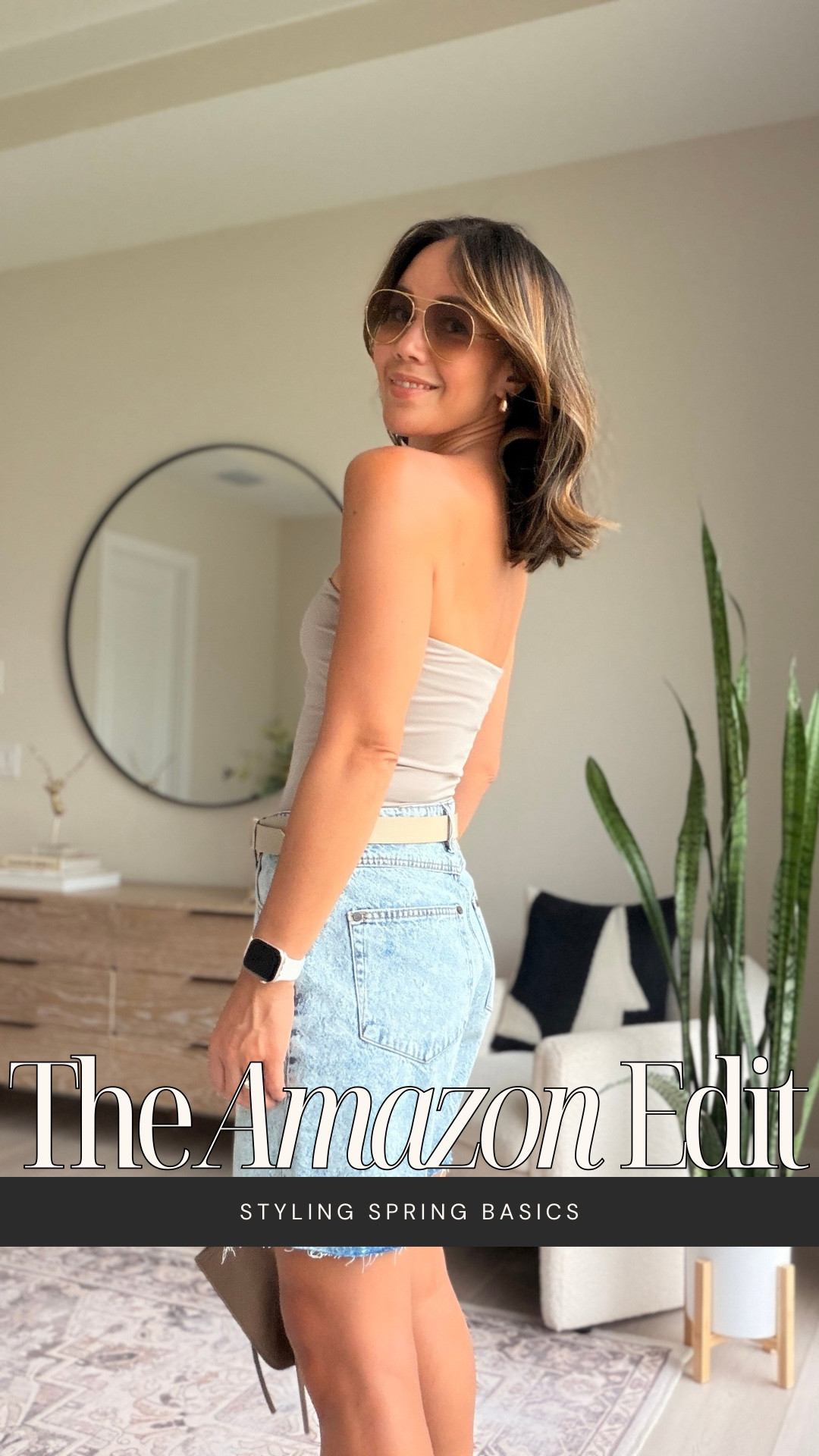 Styling spring basics 🤍

A basic tube top goes a long way when styled well. Wearing it here with long denim shorts, a belt, heels, and a structured leather tote for a more polished take on an everyday look.

This one stays in place thanks to the non-slip design, feels incredibly soft on the skin, and has a double-lined finish that gives it a smooth, flattering fit without being see-through. Such a good staple to style with denim, linen pants, skirts, or layered under lightweight jackets all season long.✨

#LTKSeasonal #LTKootd #LTKfitnessgoals