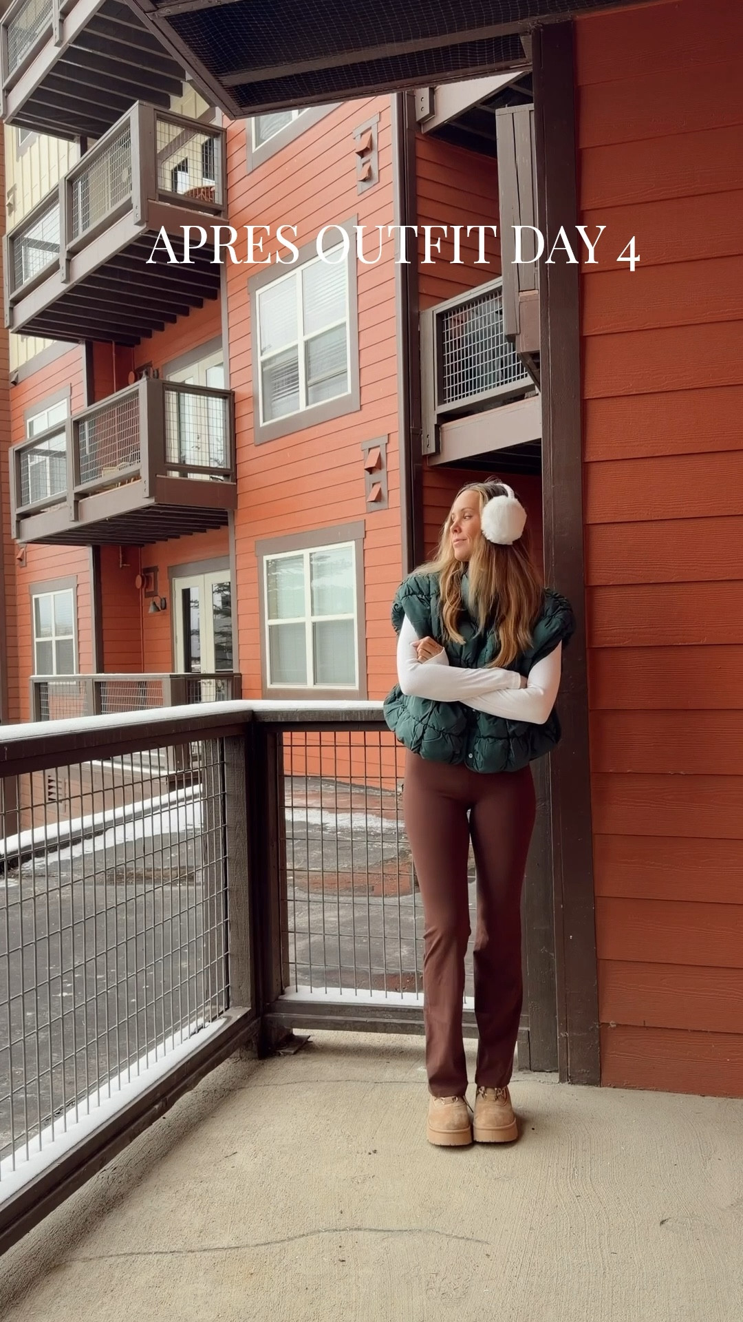 Favorite apres ski look, a turtleneck under a puffer vest! 
Smalls all around 

#LTKActive #LTKFindsUnder50 #LTKOver40