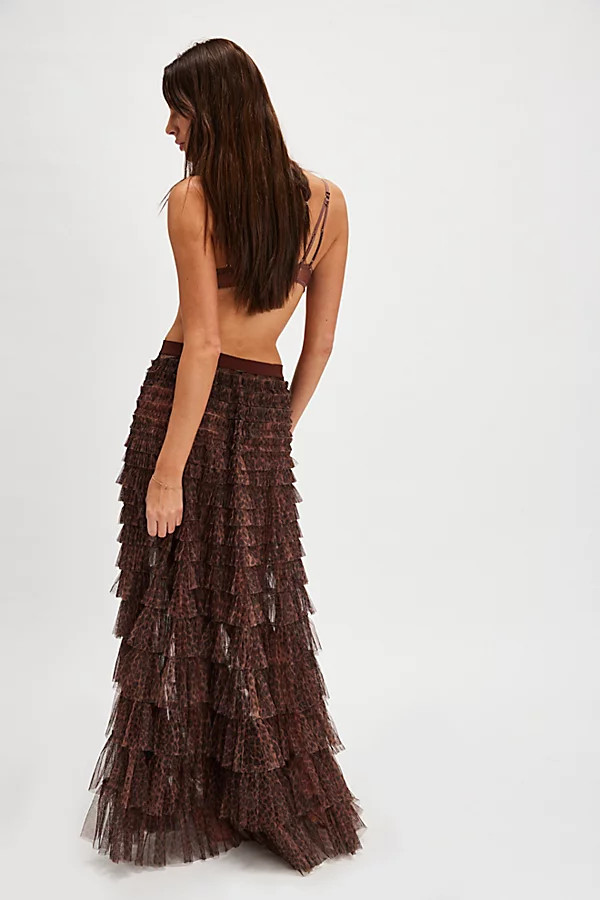 Return Of The Ruffle Maxi Slip Skirt | Free People (Global - UK&FR Excluded)