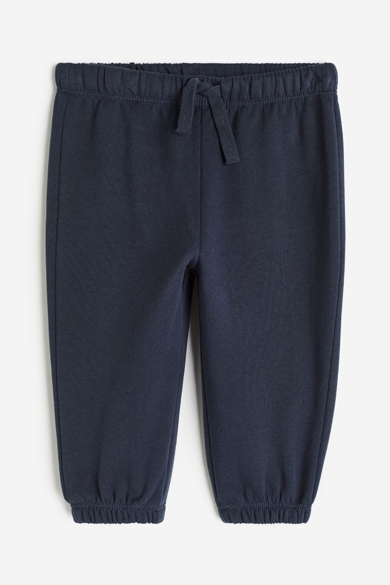 Cotton joggers - Navy blue - Kids | H&M US | H&M (US + CA)