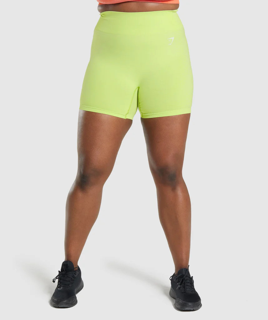 Gymshark Vital Seamless 2.0 Shorts - Yellow Marl | Gymshark (Global)