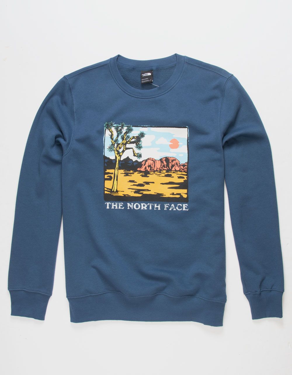 THE NORTH FACE Graphic Injection Mens Crew Neck Sweatshirt - NAVY | Tillys | Tillys