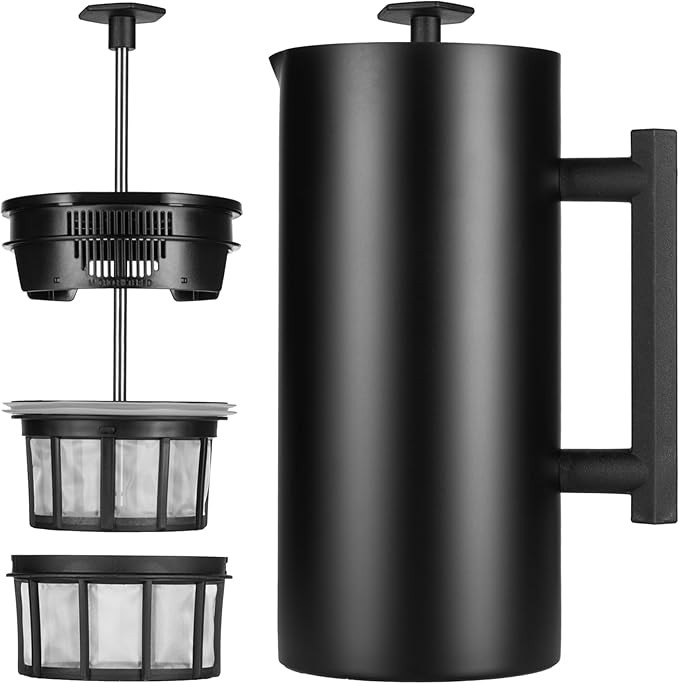 ESPRO - P6 French Press - Double Walled Stainless Steel Insulated Coffee and Tea Maker, 32 Ounces... | Amazon (US)