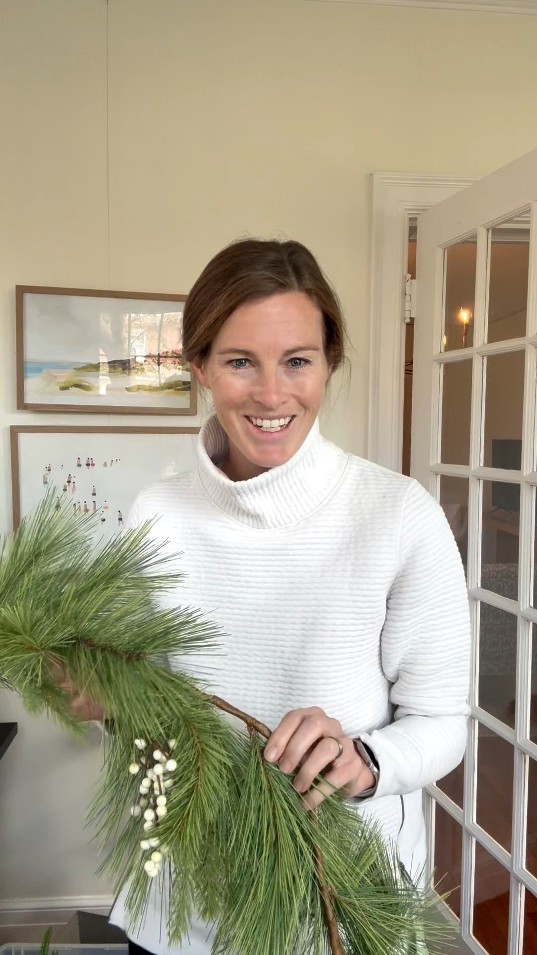 This is my second review of a faux garland I love! It’s a nice mixed pine with white berries. I trick people into thinking this one is real every year! This one also comes in just one longer length as well.

#LTKHome #LTKHoliday