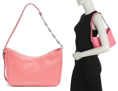 Marc Jacobs Women's Tempo Baguette Leather Shoulder Bag Purse in Pink Lemonade  | eBay | eBay US