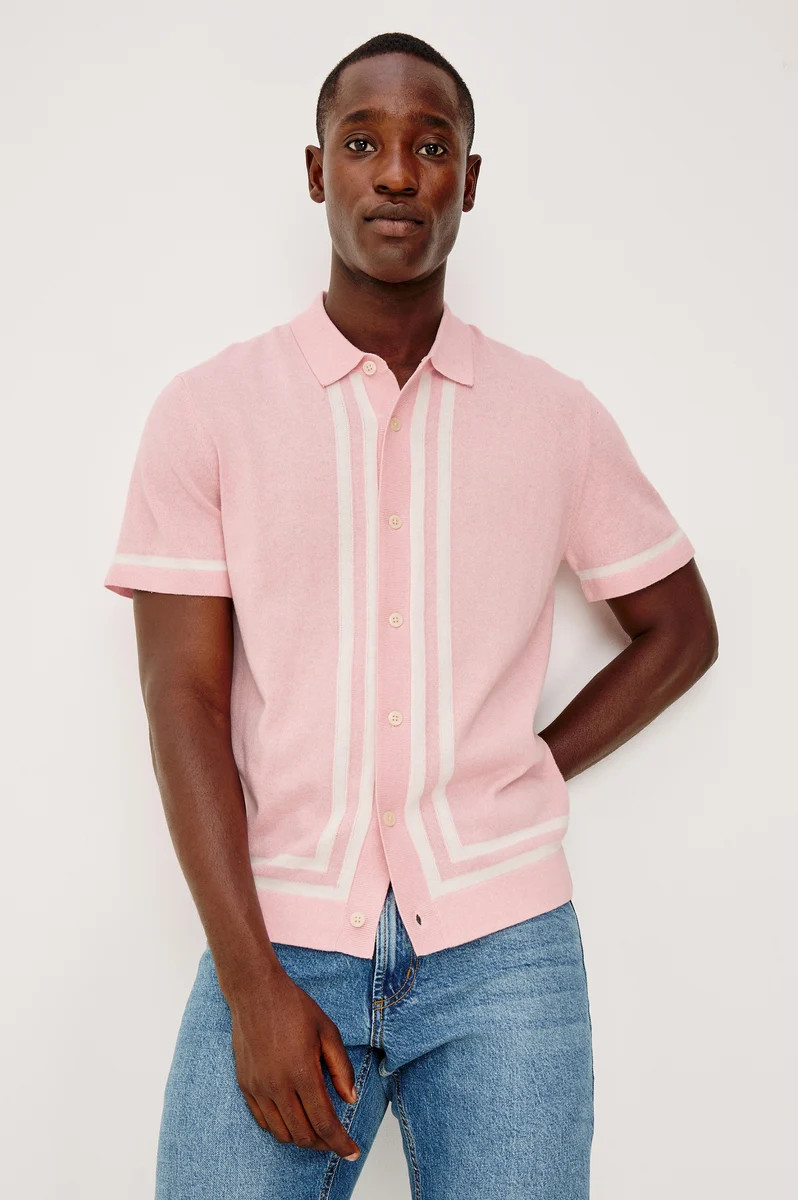 LEO SHIRT - ROSE MELANGE | Rails