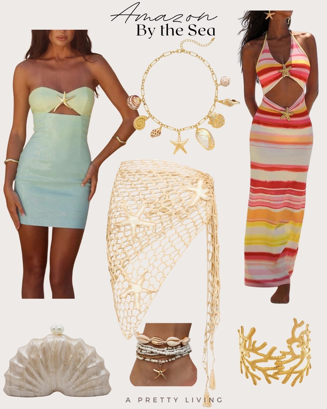 Amazon By The Sea 🐚 





#amazon #seashell #dress #summerdress #shells #purse #cutoutdress #anklet #vacationoutfit




#LTKSwim #LTKSaleAlert #LTKStyleTip