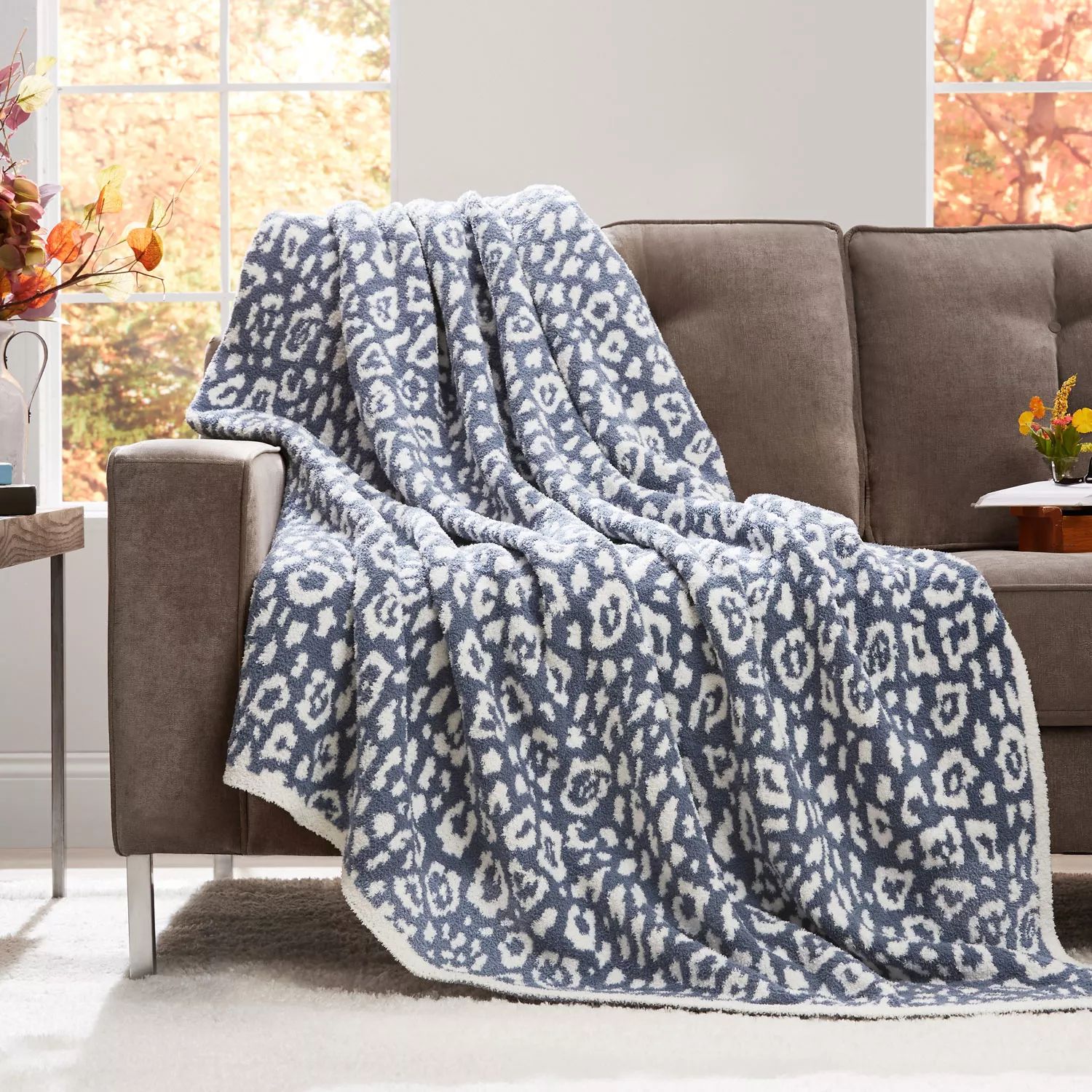 Member's Mark Luxury Premier Collection Cozy Knit Animal Print Throw (Assorted Colors) | Sam's Club