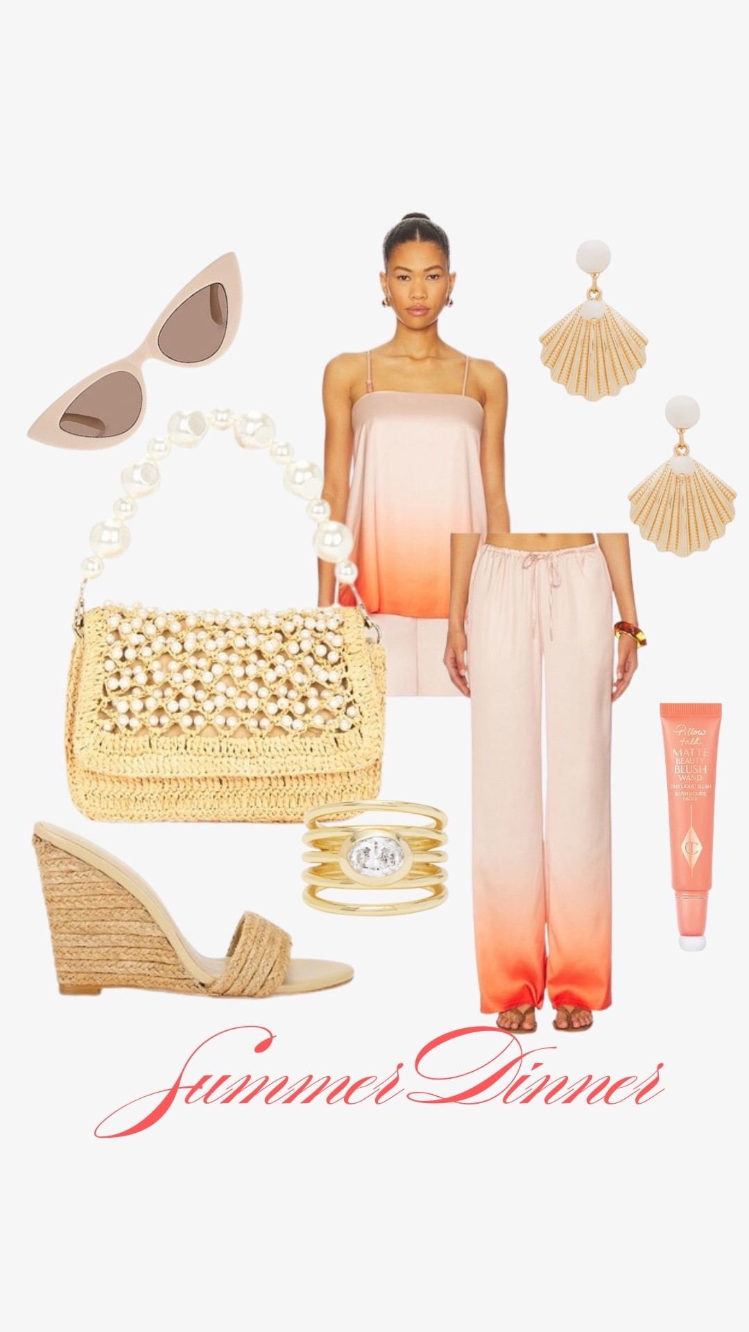Peach Tones for the perfect Vacation Date Night and it. 🧡





#vacationoutfit #orange #strawbag #accessories #springoutfit #summeroutfit 

#LTKootd #LTKTravel #LTKSwim