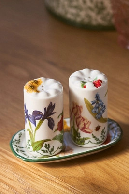 Eden Stoneware Salt & Pepper Shakers | Anthropologie (US)