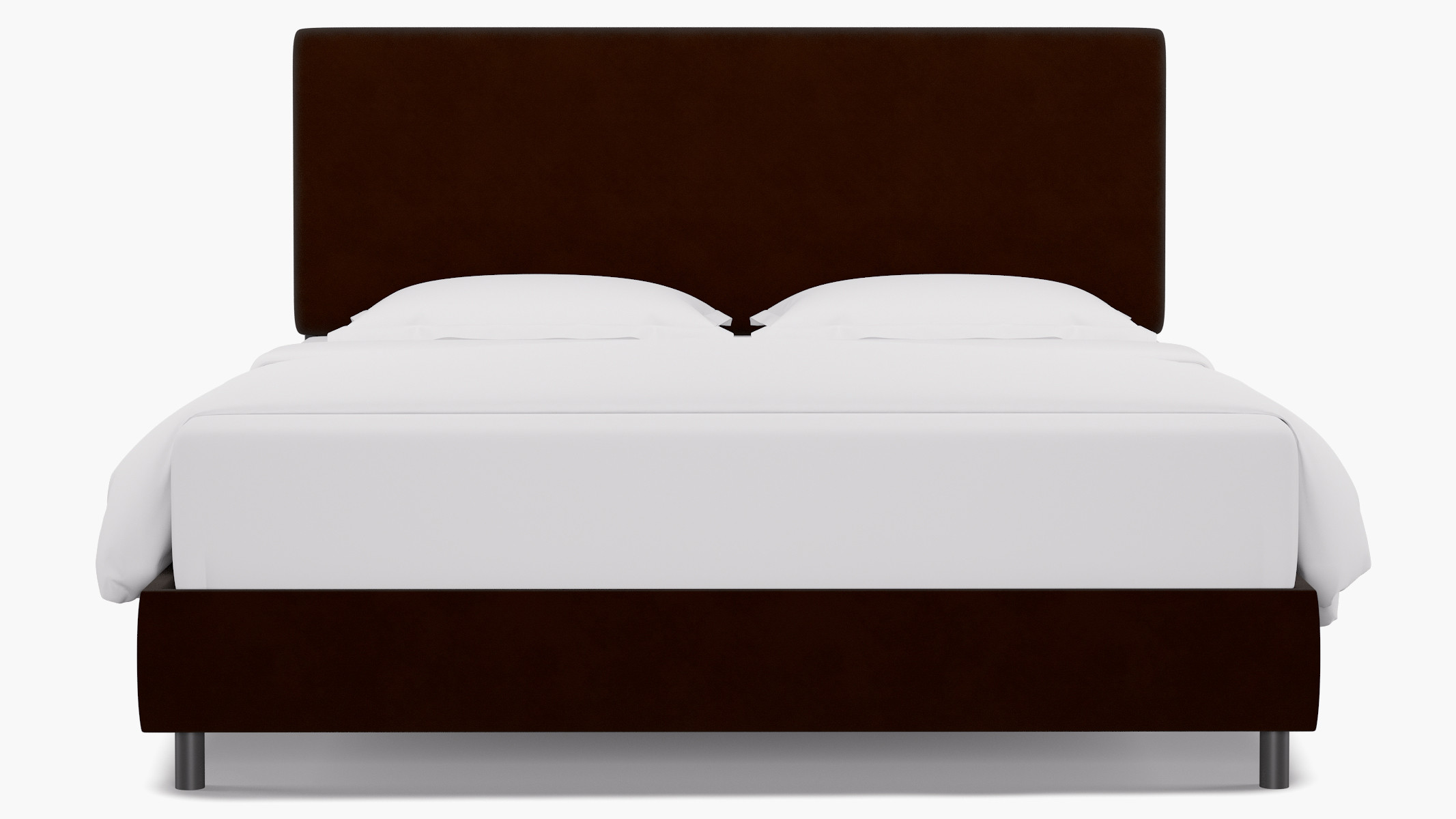 Square Back Bed | King | Bittersweet Velvet | The Inside