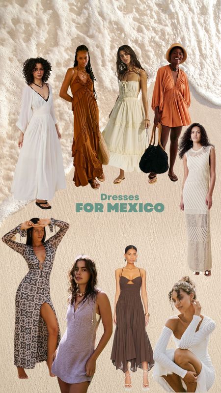 When I think Mexico - i think earthy vibes! But feel free to do fun bright colors too :) love all these summer dresses!! 

#LTKFindsUnder100 #LTKTravel