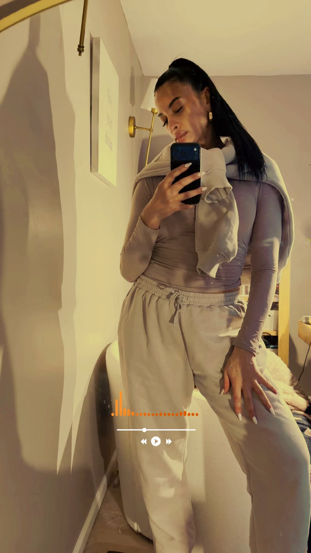 WFH on this snowy ❄️afternoon. This set
is from White Fox Boutique the top is from Amazon. So soft and cozy. I size up for a super oversized look. For reference, 1 am 5'11 and usually a medium or small depending on the style. I LOVE their sets. You look put together but incredibly comfortable which is my vibe. It's a form of selfcare for me 🧖🏽‍♀️🥰. 

#LTKActive #LTKootd #LTKselfcare