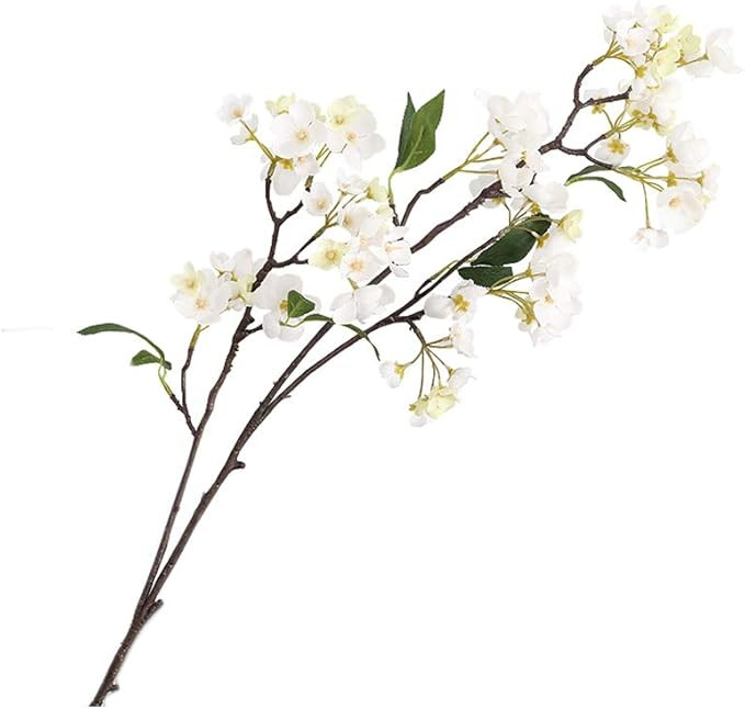 Artificial Apple Blossom, Artificial Apple Tree Branch Flower Silk Apple Blossom Arrangement, Use... | Amazon (US)