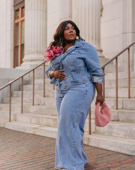 This denim on denim look is such a statement. From the accessories to the fit, this outfit is unforgettable! I mean, look at that cutie flower on my jacket💐 Obsessed.

Jacket 2X
Jeans 22

plus size fashion, denim on denim, spring outfit inspo, summer vacation, plus size fashion, fashion trends, two piece, mid size, plus size



#LTKPlusSize #LTKSaleAlert #LTKFindsUnder50
