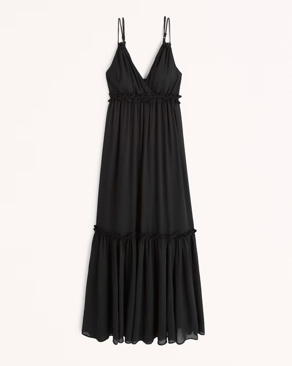 Floaty Femme Ruffle Maxi Dress | Abercrombie & Fitch (US)